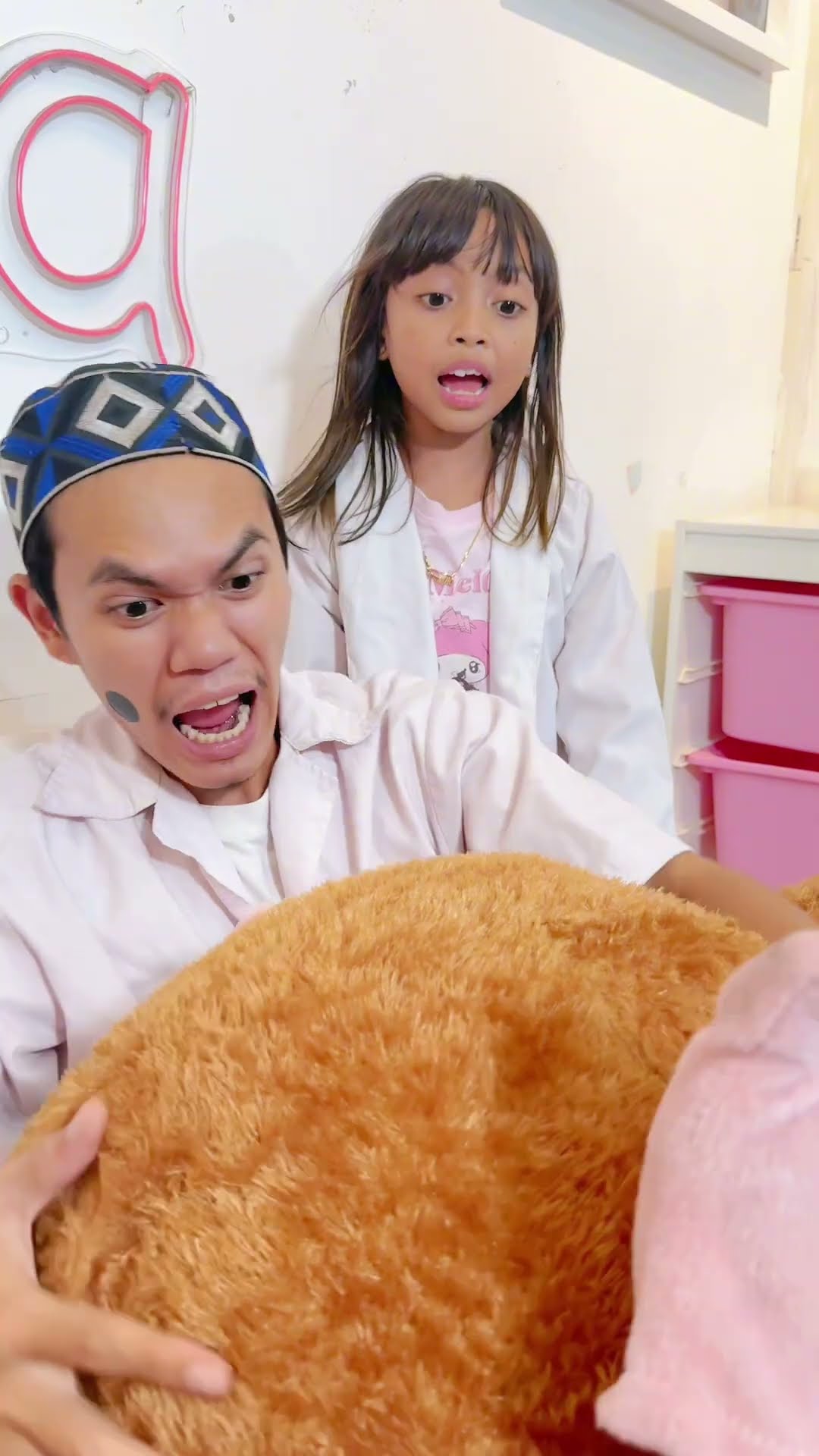 LABUBU HAMIL??!!! LEIKA MALAH JADI ANAK LABUBU #leika #shorts