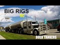 TANKER TRUCKS:  LIQUID &amp; DRY BULK B-TRAIN TRACTOR-TRAILER UNITS / PETERBILT. KENWORTH / BIG RIGS #50