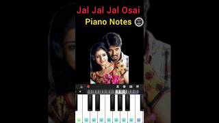 Jal Jal Jal Osai | Easy Piano Notes| Manam Kothi Paravai |  D.Imman | Sivakarthikeyan