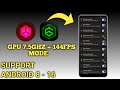 Unlock 120fps Android + GPU 7.5GHz 144FPS No-Root 100% Working | Max FPS Fix Lag - No Root