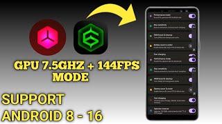 Unlock 120fps Android + GPU 7.5GHz 144FPS No-Root 100% Working | Max FPS Fix Lag - No Root