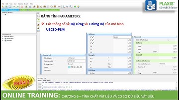 [Plaxis] - Phần 2_Chương 6 | Các thông số của mô hình UBC3D - PLM | @NGUYENQUOCTOI