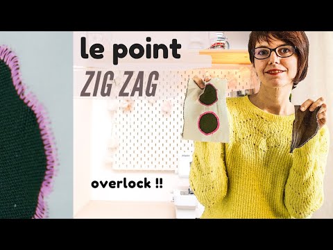 SURJETER SANS SURJETEUSE : point zig zag, overlock, réglage (tuto facile débutant)