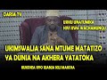 Ukimswalia sana mtume matatizo ya dunia na akhera yatakutoka  usiku unatumika hivi   shekh walid