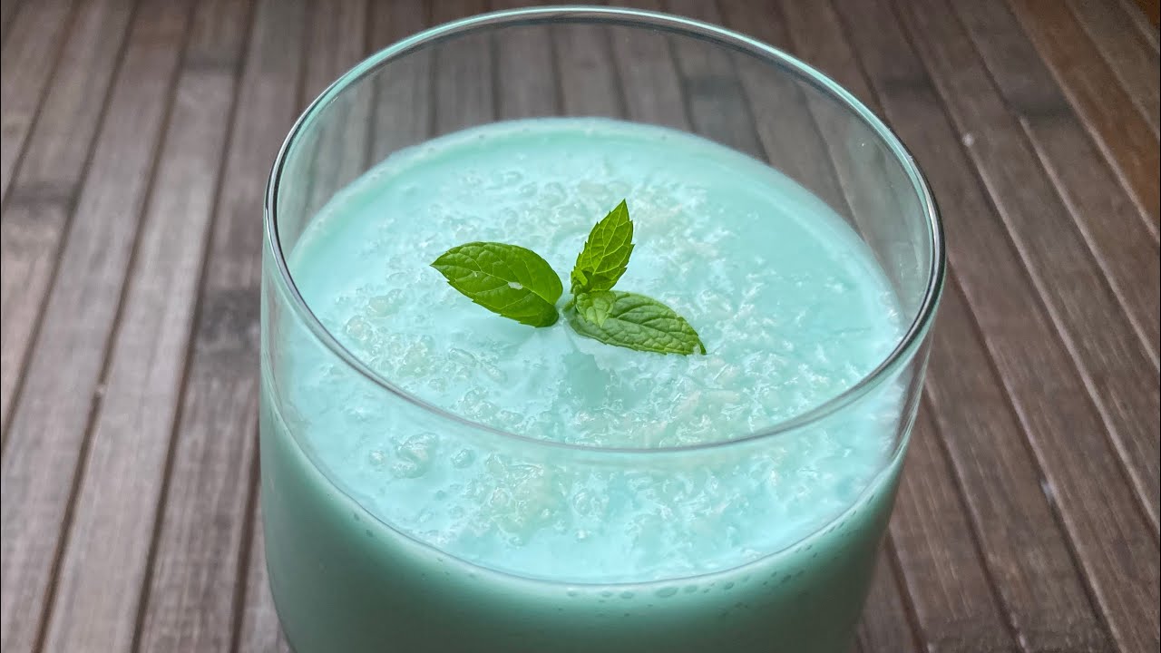 Latte e menta la bevanda dell'estate