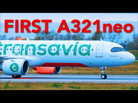 FIRST Transavia Airbus A321neo