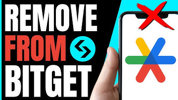 How To REMOVE Google Authenticator From Bitget (QUICK & EASY)