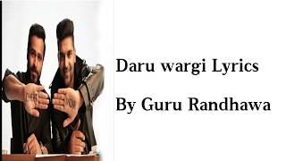 Daaru Wargi Guru Randhawa Emraan Hashmi New Punjabi Songs