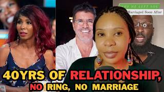 MEN WILL NOT LIKE A WOMAN BUT STILL DATE HER| SIMON COWELL & SINITTA DATED FOR 40YRS NO RING