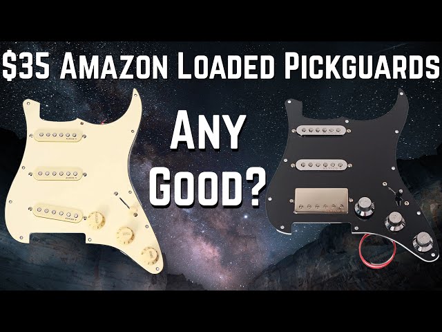 3Ply White Loaded Pickguard Pre-Wired HSH Pickguard Pickups Fits for Fender  Strat Style