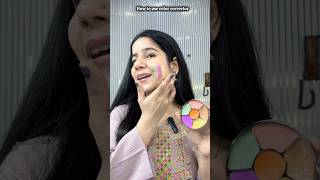 How to use color corrector? #colorcorrection #trending #makeup #viral #makeupknowledge #makeupideas
