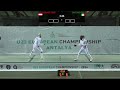 European Championships 2024 U23WE - GOLD - Gloria Klughardt POL v Gaia Caforio ITA