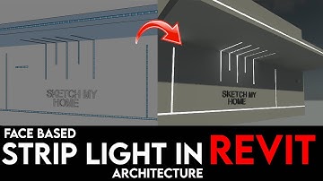 How to create strip light in revit| light strip in revit| LED light strip family tutorial
