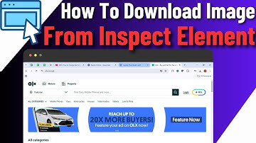 How To Download Image From Inspect Element | Save Image From Any Website