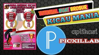 TUTORIAL MUDAH MEMBUAT BROSUR KICAU MANIA dengan Aplikasi PIXILLAB di ANDROID screenshot 5