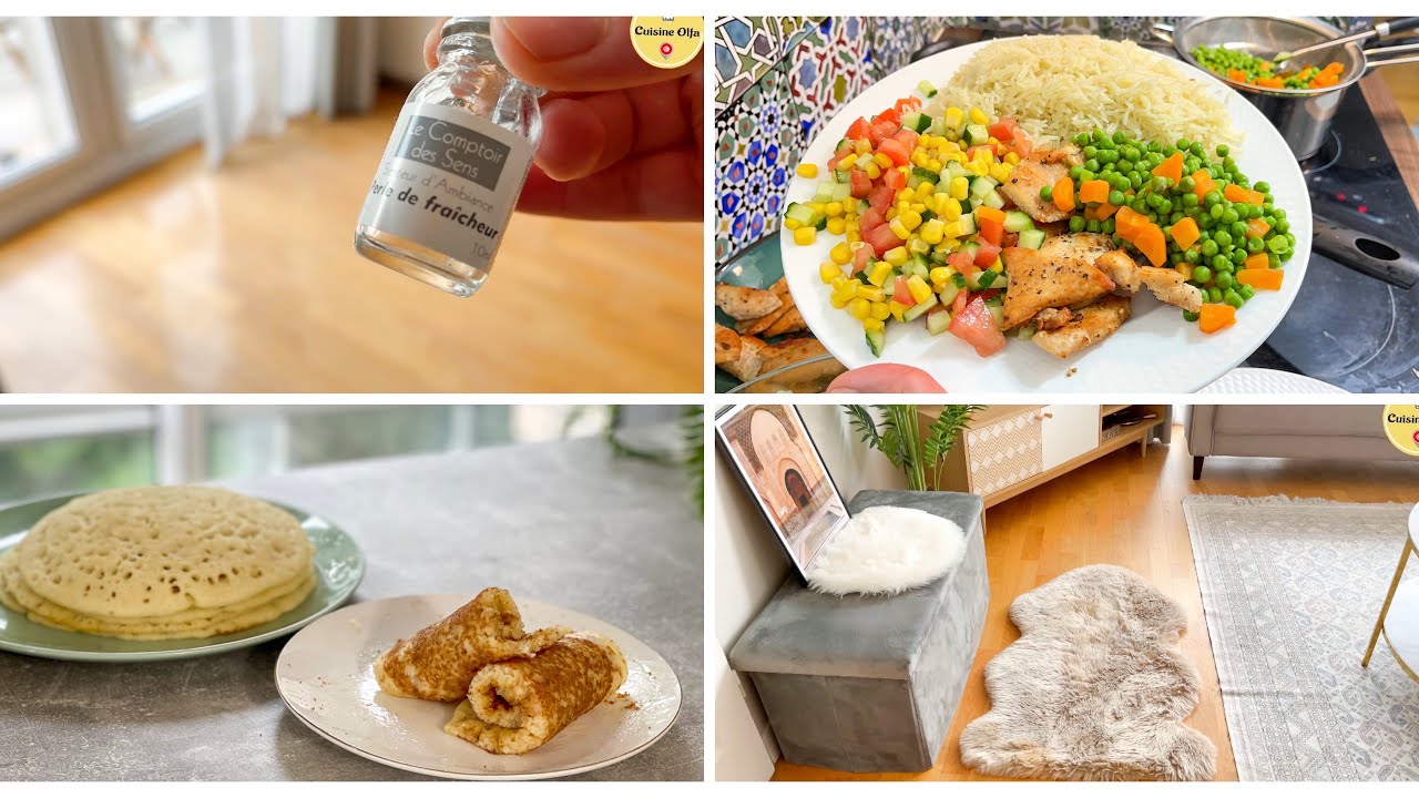 روتين ☘استغليت نهار الاحد بدلت بيت الصالة و وصفات متنوعة و وصفة رائعة لمشاكل الجهاز الهضمي