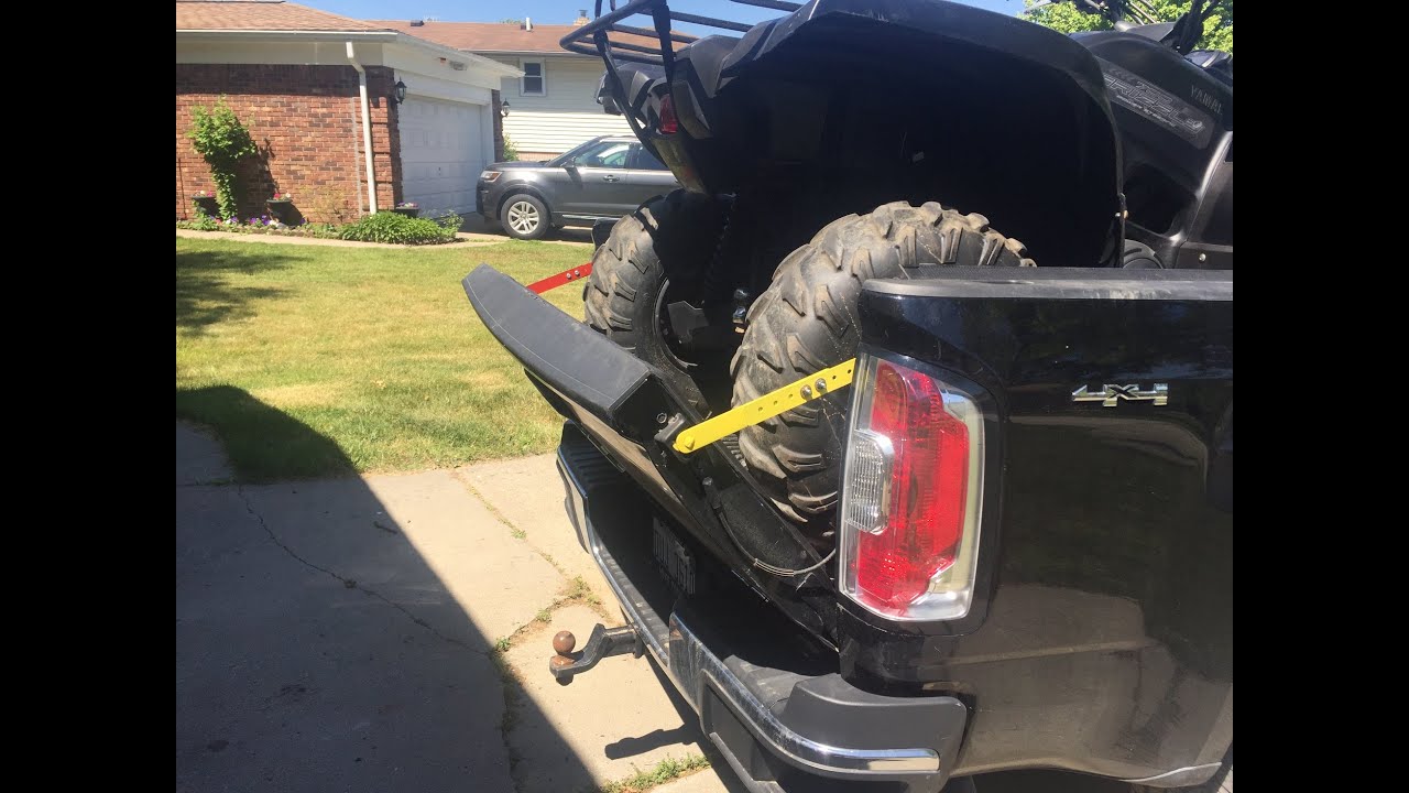 DIY tailgate holdup rods (adjustable) YouTube