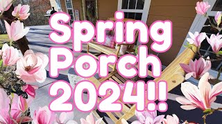Spring Decorate With Me - Front Porch Part 1 ​⁠@ParadisePoint. Easter Decorate With Me!!!