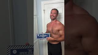 His shower routine just got a serious upgrade. 🚿💪