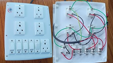5 Switch 5 Socket Extension Board Wiring & Daigram Connection || Sinha Electricals