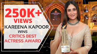 Kareena Kapoor Wins Critics Best Actress Award at Dadasaheb Phalke International Film Festival 2024