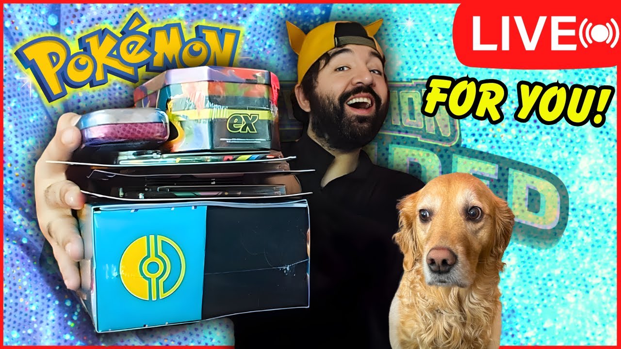 LIVE🔴 Giving Away Pokemon Cards UNTIL Bella makes me Stop...