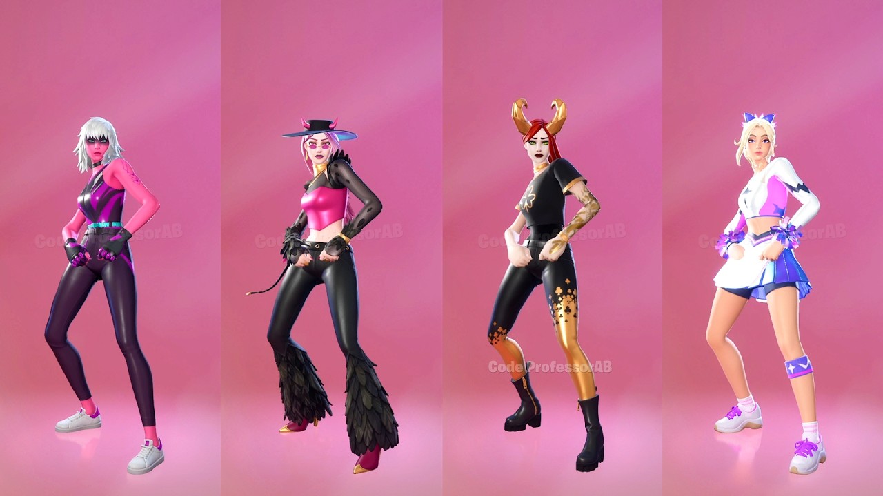 Fortnite Malamente Emote With Harlowe Harpy Haze Haylee Skye Haze Skin Thicc 🍑😍😂 Who Won ?