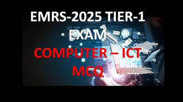 EMRS -2025 TIER-1 EXAMEN || CPMPUTER-ICT || Deel 2