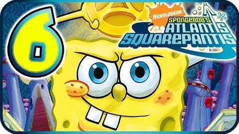 SpongeBob Atlantis SquarePantis Walkthrough Part 6 (PS2, Wii) ☼ Level 6 ☼