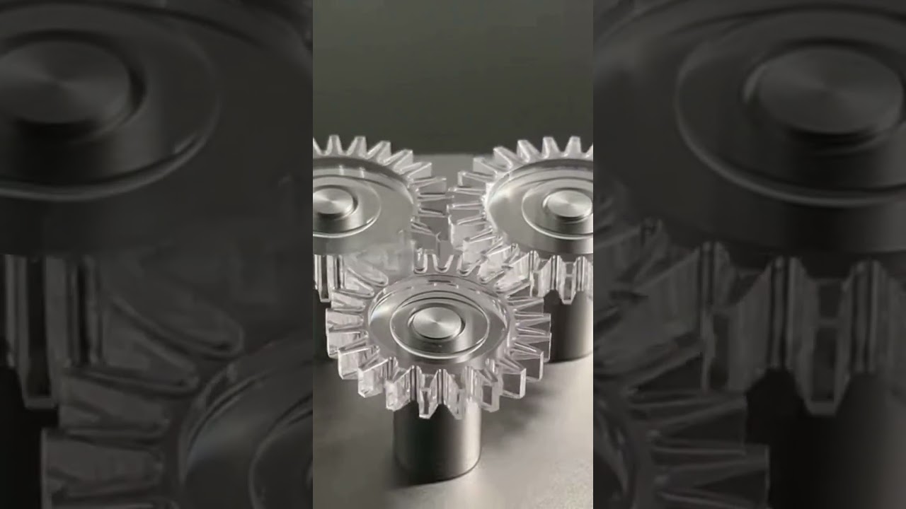 Perfect Rotating Crystal Gears ⚙️✨ | Ultra Realistic 4K ASMR | Hypnotic Loop 