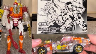 Transformers super car robo 3 kyodai botcon exclusive set Speedbreaker review. RID clear sideburn