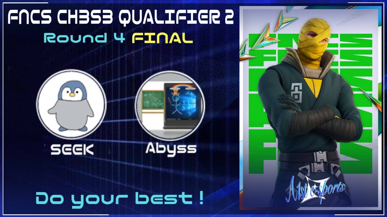 【フォートナイト】 FNCS CH3S3 QUALIFIER 2 Round 4 FINAL 観戦していく！ - YouTube