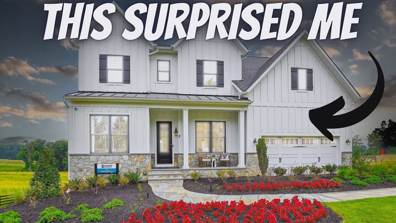 MARYLAND LUXURY HOME TOUR CARUSO HOMES NEW CONSTRUCTION HOME TOUR NEW HOMES IN MARYLAND