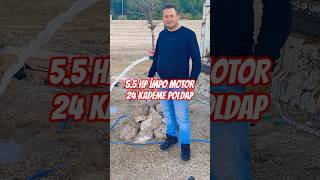 5.5 Hp İmpo Motor 41024 Poldap Pompa 114 Metrede Çalışıyor