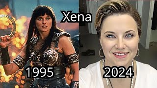 XENA: WARRIOR PRINCESS ★1995~2001★ cast then and now 2024 @Beforeafter2.0 #xenawarriorprincess