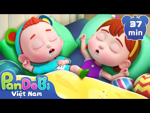 Những em bé ngủ thật ngoan | Ten in the bed song | Nhạc thiếu nhi vui nhộn | Super Pandobi