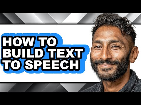 How to Build Text to Speech (easy Method)