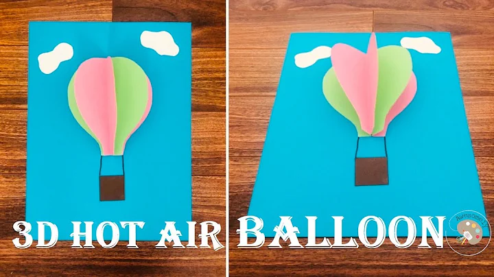 3D Hot Air Balloon | Paper Craft for Kids | DIY Hot Air Balloon Craft