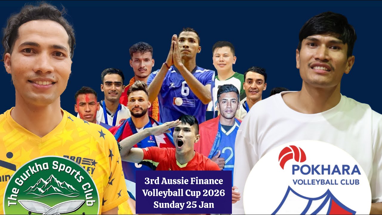 Semi Final Live🔴 Gurkha vs Pokhara [Bishal Bk v Man Bdr] 3rd Aussie Finance Volleyball Cup 2026