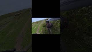 If you fall off, don't hold on a barbed wire #mtb #mtblife #emtb #emtblife #offroad #trail
