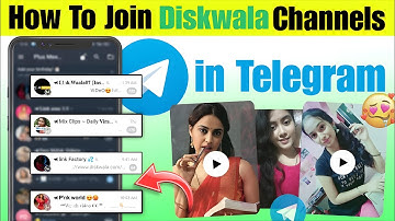 How To Join Diskwala Telegram Channels - Diskwala Links Channel and Groups in Telegram