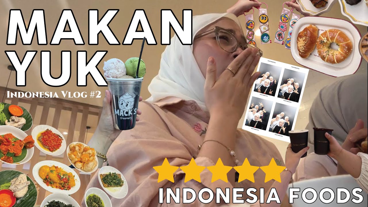 [TRAVEL VLOG #2] INDONESIA FOODS, JALAN JALAN JAKARTA, MAKAN YUK 🇮🇩