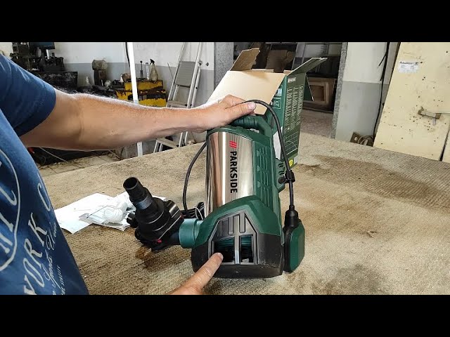 Submersible pump Parkside /Potopna pumpa za prljavu vodu PTPS 1100W B2  Parkside - YouTube