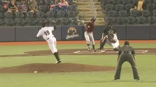 Mahoning Valley's Mejia drives in a pair