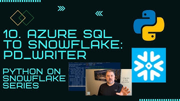 Azure SQL to Snowflake - How to Use pd_writer