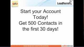 Sales Webinar - Target and Reach B2B Contacts in 15 Minutes
