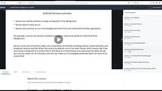 Android | Service | Training | : Course Introduction