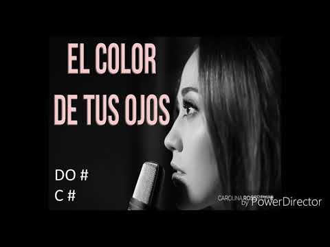 El color de tus ojos Pista-Karaoke (Carolina Ross)