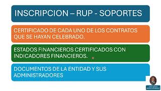 SECCIÓN 33 REGISTRO UNICO DE PROPONENTES RUP