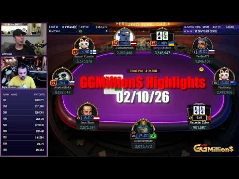 8-Time Champ Samuel Wins Back-to-Back GGMillion$ Title in Brutal Slow Peel Finish